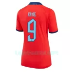 Camisola Inglaterra Harry Kane 9 Mulher Equipamento 2ª Mundial 2022