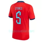 Camisola Inglaterra John Stones 5 Homem Equipamento 2ª Mundial 2022
