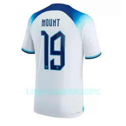 Camisola Inglaterra Mason Mount 19 Homem Equipamento 1ª Mundial 2022 Camisola Inglaterra Mason Mount 19 Homem Equipamento 1ª Mundial 2022