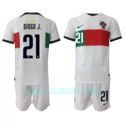 Camisola Portugal Diogo Jota 21 Criança Equipamento 2ª Mundial 2022 Camisola Portugal Diogo Jota 21 Criança Equipamento 2ª Mundial 2022