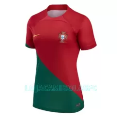 Camisola Portugal Mulher Equipamento 1ª Mundial 2022 Camisola Portugal Mulher Equipamento 1ª Mundial 2022