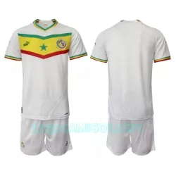 Camisola Senegal Criança Equipamento 1ª Mundial 2022
