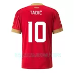 Camisola Sérvia Dusan Tadic 10 Homem Equipamento 1ª Mundial 2022