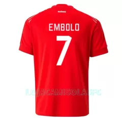 Camisola Suíça Breel Embolo 7 Homem Equipamento 1ª Mundial 2022 Camisola Suíça Breel Embolo 7 Homem Equipamento 1ª Mundial 2022