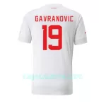 Camisola Suíça Mario Gavranovic 19 Homem Equipamento 2ª Mundial 2022
