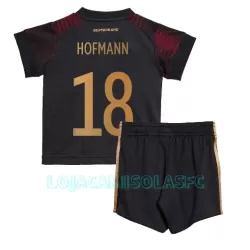 Camisola Alemanha Jonas Hofmann 18 Criança Equipamento 2ª Mundial 2022 Camisola Alemanha Jonas Hofmann 18 Criança Equipamento 2ª Mundial 2022