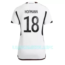 Camisola Alemanha Jonas Hofmann 18 Mulher Equipamento 1ª Mundial 2022 Camisola Alemanha Jonas Hofmann 18 Mulher Equipamento 1ª Mundial 2022