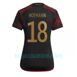 Camisola Alemanha Jonas Hofmann 18 Mulher Equipamento 2ª Mundial 2022 Camisola Alemanha Jonas Hofmann 18 Mulher Equipamento 2ª Mundial 2022