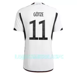 Camisola Alemanha Mario Gotze 11 Homem Equipamento 1ª Mundial 2022 Camisola Alemanha Mario Gotze 11 Homem Equipamento 1ª Mundial 2022