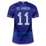 Camisola Argentina DI MARIA 11 Mulher Equipamento 2ª Mundial 2022