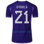 Camisola Argentina DYBALA 21 Homem Equipamento 2ª Mundial 2022