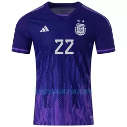 Camisola Argentina Lautaro Martinez 22 Homem Equipamento 2ª Mundial 2022