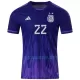 Camisola Argentina Lautaro Martinez 22 Homem Equipamento 2ª Mundial 2022