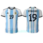 Camisola Argentina Nicolas Otamendi 19 Homem Equipamento 1ª Mundial 2022