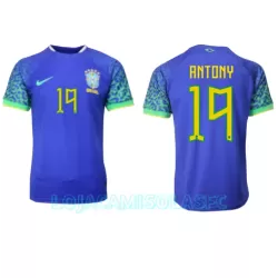 Camisola Brasil Antony 19 Homem Equipamento 2ª Mundial 2022 Camisola Brasil Antony 19 Homem Equipamento 2ª Mundial 2022