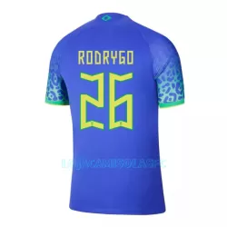 Camisola Brasil RODRYGO 26 Homem Equipamento 2ª Mundial 2022 Camisola Brasil RODRYGO 26 Homem Equipamento 2ª Mundial 2022