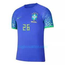 Camisola Brasil RODRYGO 26 Homem Equipamento 2ª Mundial 2022