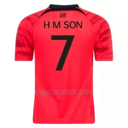 Camisola Coreia do Sul H M SON 7 Homem Equipamento 1ª Mundial 2022 Camisola Coreia do Sul H M SON 7 Homem Equipamento 1ª Mundial 2022