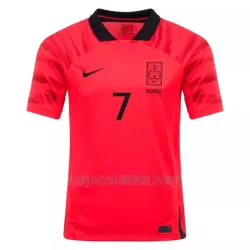 Camisola Coreia do Sul H M SON 7 Homem Equipamento 1ª Mundial 2022