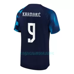Camisola Croácia KRAMARIC 9 Homem Equipamento 2ª Mundial 2022 Camisola Croácia KRAMARIC 9 Homem Equipamento 2ª Mundial 2022