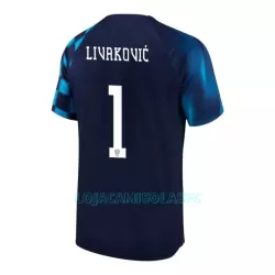 Camisola Croácia LIVAKOVIC 1 Homem Equipamento 2ª Mundial 2022 Camisola Croácia LIVAKOVIC 1 Homem Equipamento 2ª Mundial 2022