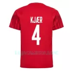 Camisola Dinamarca Simon Kjaer 4 Homem Equipamento 1ª Mundial 2022