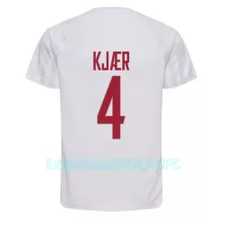 Camisola Dinamarca Simon Kjaer 4 Homem Equipamento 2ª Mundial 2022 Camisola Dinamarca Simon Kjaer 4 Homem Equipamento 2ª Mundial 2022