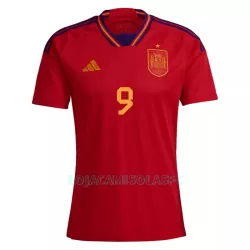 Camisola Espanha GAVI 9 Mulher Equipamento 1ª Mundial 2022