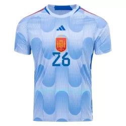 Camisola Espanha PEDRI 26 Homem Equipamento 2ª Mundial 2022