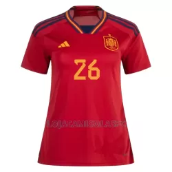 Camisola Espanha PEDRI 26 Mulher Equipamento 1ª Mundial 2022