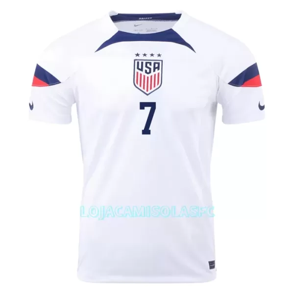 Camisola EUA HEATH 7 Homem Equipamento 1ª Mundial 2022