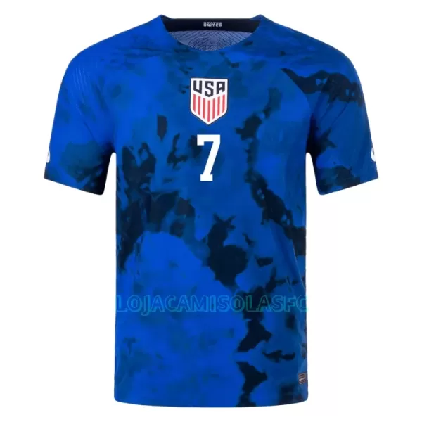 Camisola EUA HEATH 7 Homem Equipamento 2ª Mundial 2022