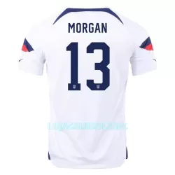 Camisola EUA MORGAN 13 Homem Equipamento 1ª Mundial 2022 Camisola EUA MORGAN 13 Homem Equipamento 1ª Mundial 2022