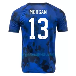Camisola EUA MORGAN 13 Homem Equipamento 2ª Mundial 2022 Camisola EUA MORGAN 13 Homem Equipamento 2ª Mundial 2022