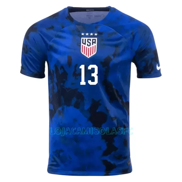 Camisola EUA MORGAN 13 Homem Equipamento 2ª Mundial 2022