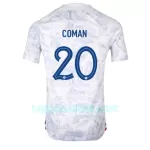 Camisola França Kingsley Coman 20 Homem Equipamento 2ª Mundial 2022