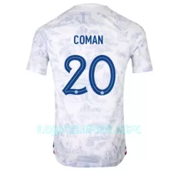 Camisola França Kingsley Coman 20 Homem Equipamento 2ª Mundial 2022 Camisola França Kingsley Coman 20 Homem Equipamento 2ª Mundial 2022