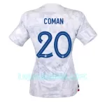 Camisola França Kingsley Coman 20 Mulher Equipamento 2ª Mundial 2022
