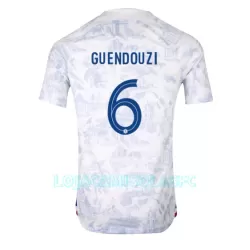 Camisola França Matteo Guendouzi 6 Homem Equipamento 2ª Mundial 2022 Camisola França Matteo Guendouzi 6 Homem Equipamento 2ª Mundial 2022