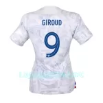Camisola França Olivier Giroud 9 Mulher Equipamento 2ª Mundial 2022