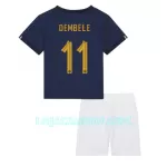 Camisola França Ousmane Dembele 11 Criança Equipamento 1ª Mundial 2022
