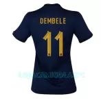 Camisola França Ousmane Dembele 11 Mulher Equipamento 1ª Mundial 2022