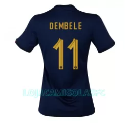 Camisola França Ousmane Dembele 11 Mulher Equipamento 1ª Mundial 2022