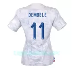 Camisola França Ousmane Dembele 11 Mulher Equipamento 2ª Mundial 2022
