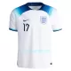 Camisola Inglaterra SAKA 17 Homem Equipamento 1ª Mundial 2022