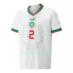 Camisola Marrocos HAKIMI 2 Homem Equipamento 2ª Mundial 2022