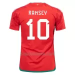 Camisola País de Gales RAMSEY 10 Homem Equipamento 1ª Mundial 2022