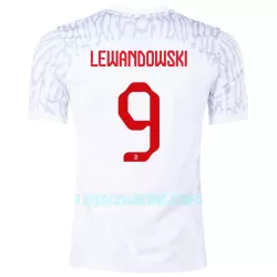 Camisola Polônia LEWANDOWSKI 9 Homem Equipamento 1ª Mundial 2022 Camisola Polônia LEWANDOWSKI 9 Homem Equipamento 1ª Mundial 2022