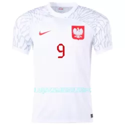 Camisola Polônia LEWANDOWSKI 9 Homem Equipamento 1ª Mundial 2022