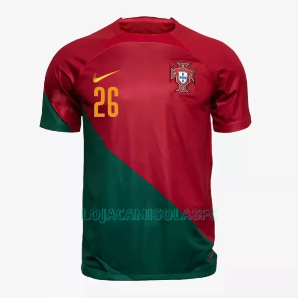 Camisola Portugal G. RAMOS 26 Homem Equipamento 1ª Mundial 2022